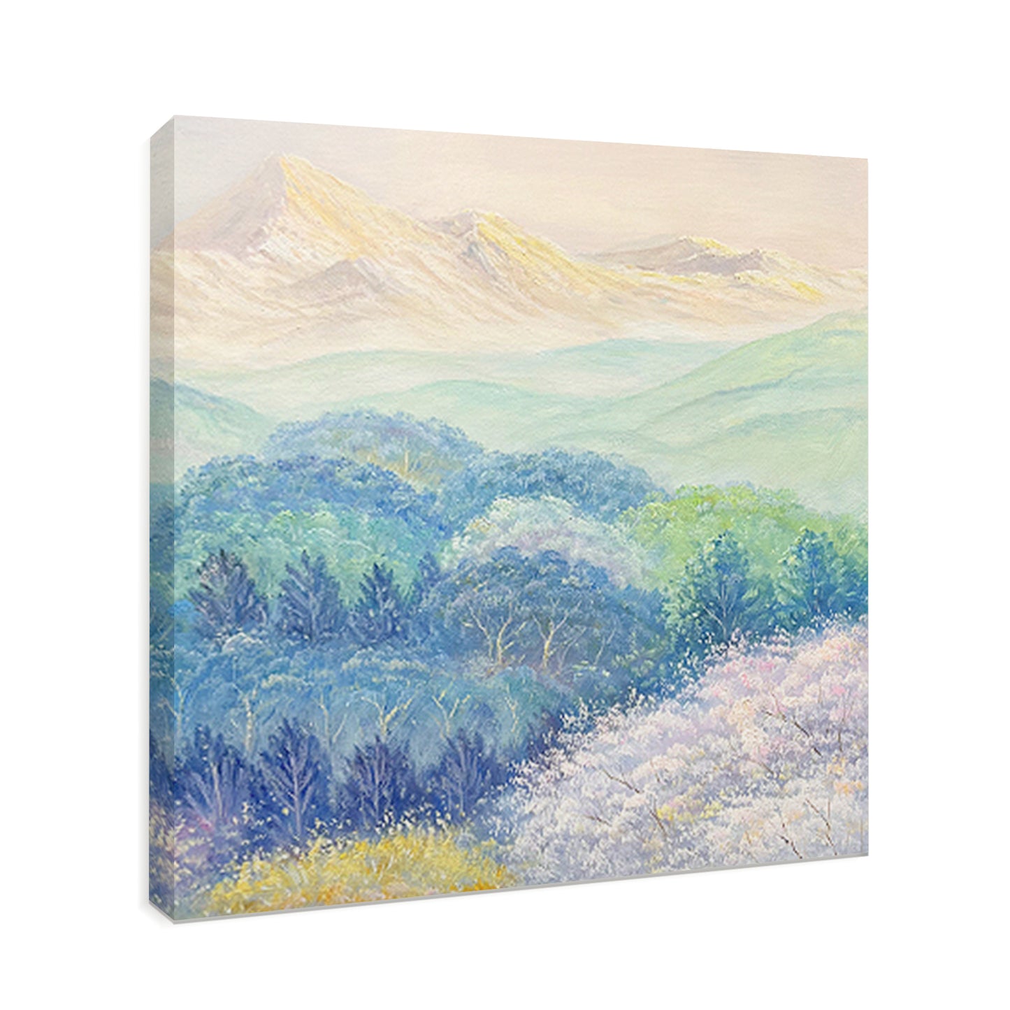 HIGHMAX Harvest Landscape Oil Painting Golden Wheat Field Countryside Canvas Wall Art Hand Painted Farmhouse Decor