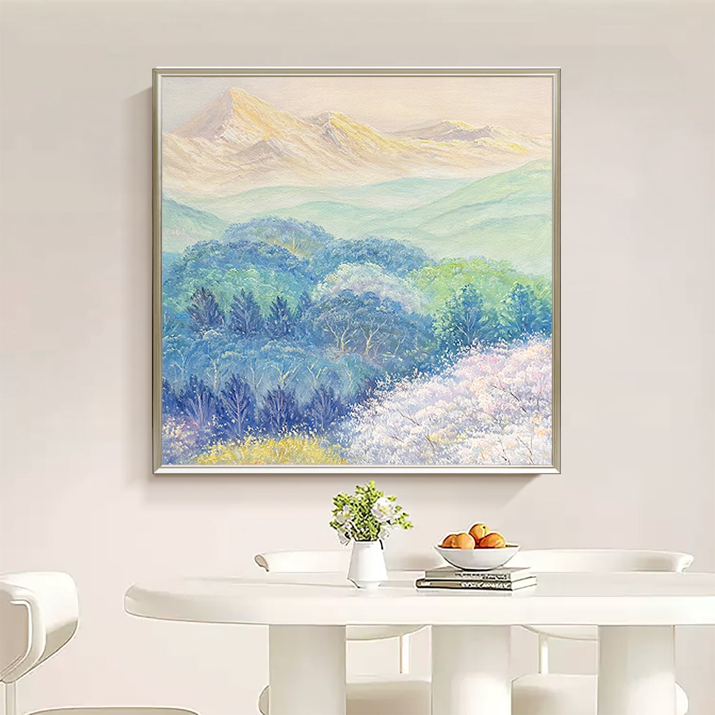 HIGHMAX Harvest Landscape Oil Painting Golden Wheat Field Countryside Canvas Wall Art Hand Painted Farmhouse Decor