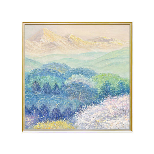 HIGHMAX Harvest Landscape Oil Painting Golden Wheat Field Countryside Canvas Wall Art Hand Painted Farmhouse Decor