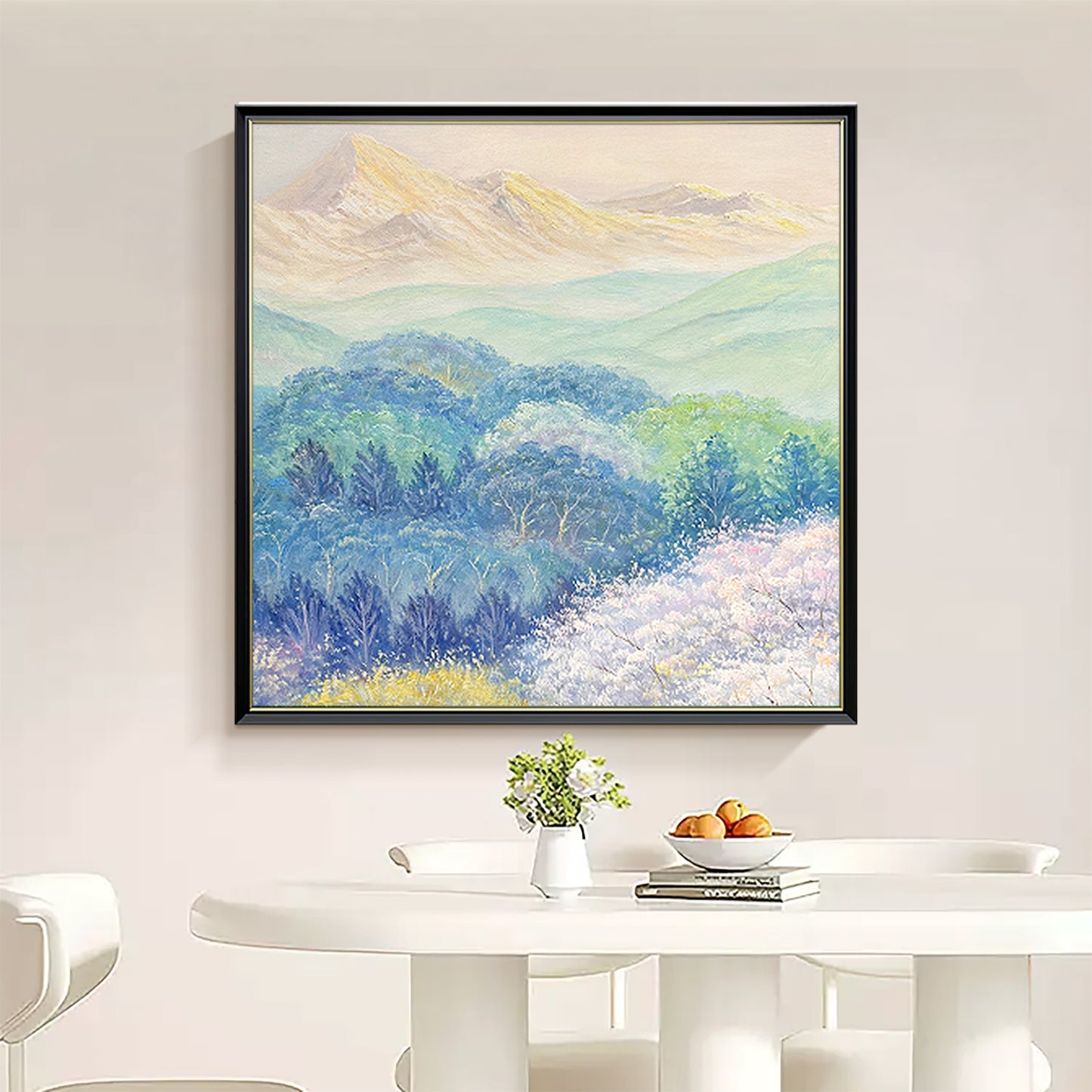 HIGHMAX Harvest Landscape Oil Painting Golden Wheat Field Countryside Canvas Wall Art Hand Painted Farmhouse Decor