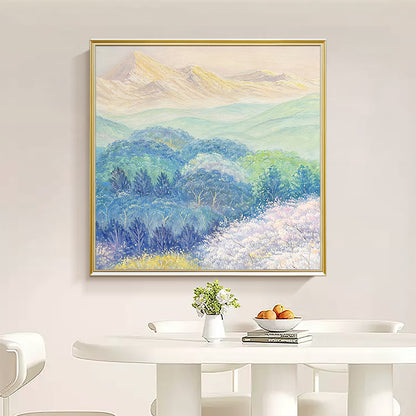 HIGHMAX Harvest Landscape Oil Painting Golden Wheat Field Countryside Canvas Wall Art Hand Painted Farmhouse Decor
